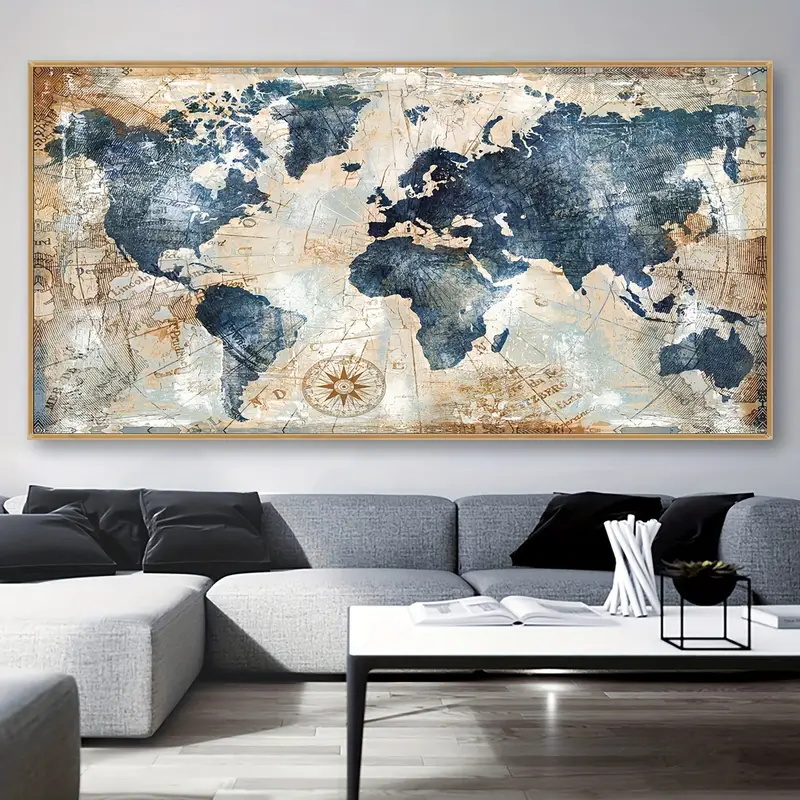 1pc Canvas Poster Vintage Art  - Star Map Poster ulasan dan harga