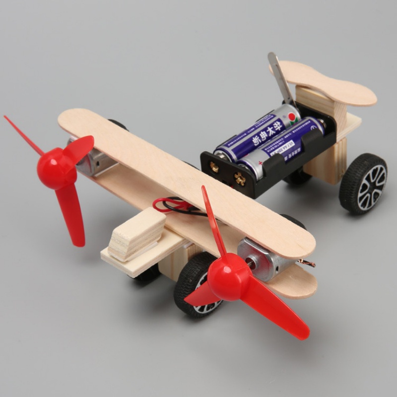 1-3Pcs Double Propeller Glider - Science Project Kit ulasan dan harga