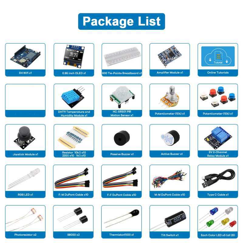 UNO R4 WiFi Compatible Develop - Science Kit ulasan dan harga