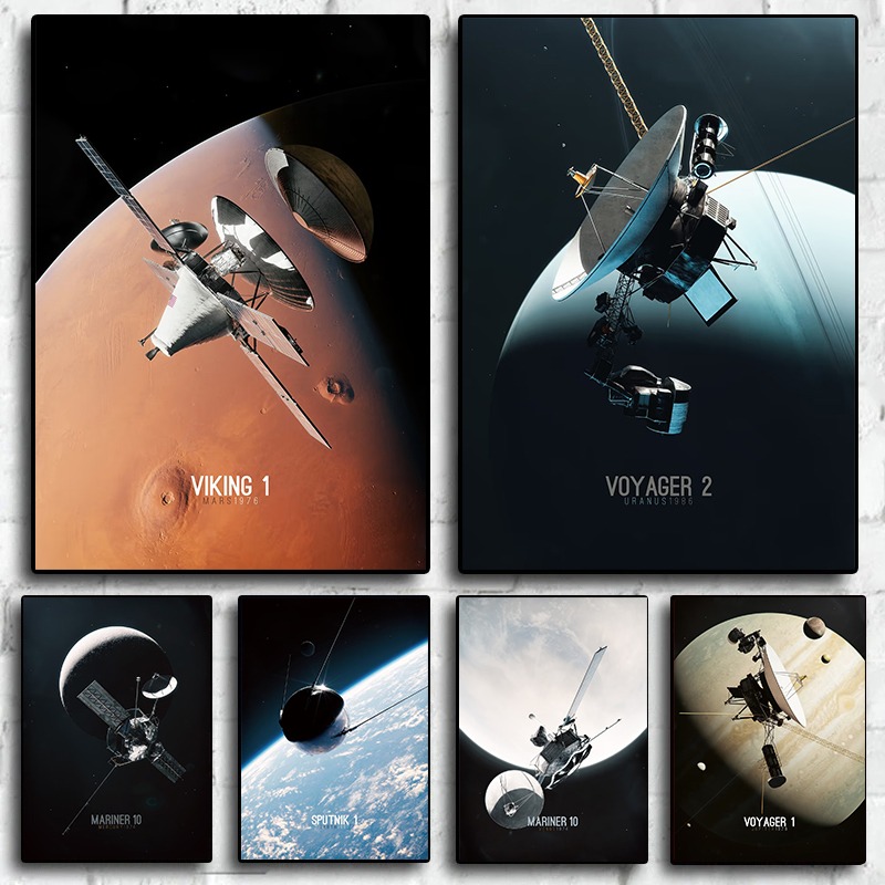 Solar System Exploration Canva - Star Map Poster ulasan dan harga