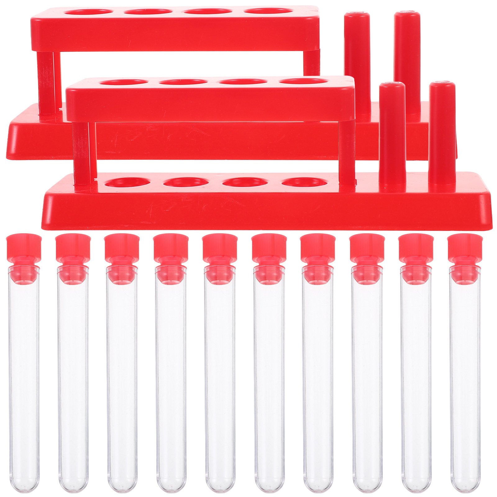 1Set Test Tube Rack Kit Plasti - Science Kit ulasan dan harga
