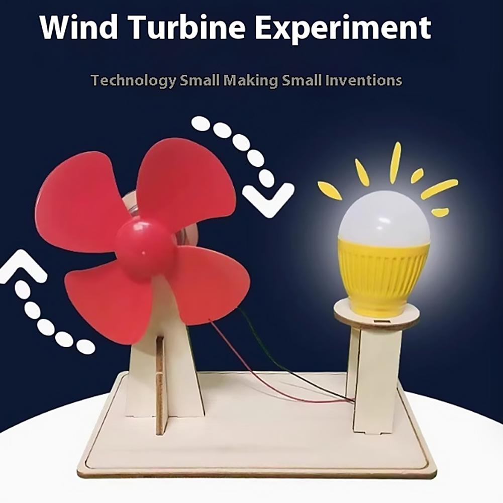 DIY Wind Power Generation Ligh - Science Kit ulasan dan harga