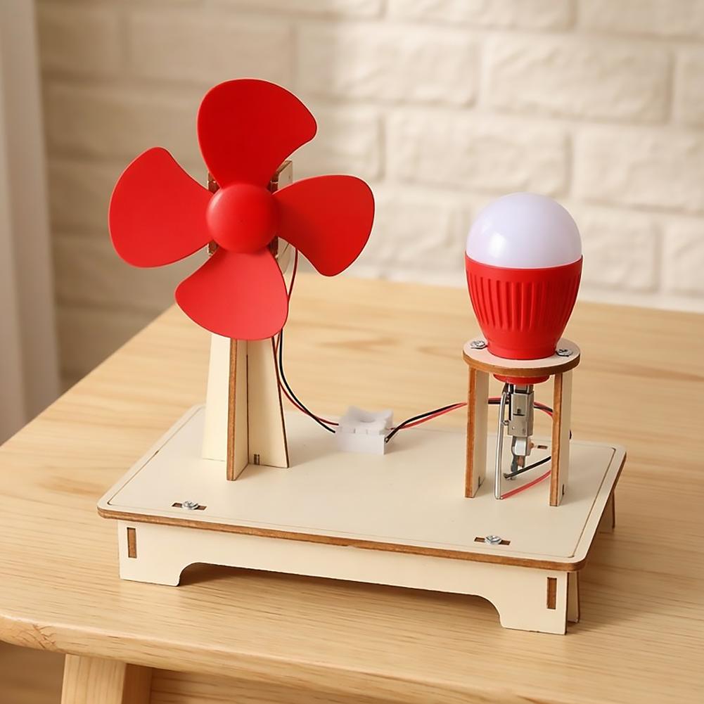 DIY Wind Power Generation Ligh - Science Kit ulasan dan harga