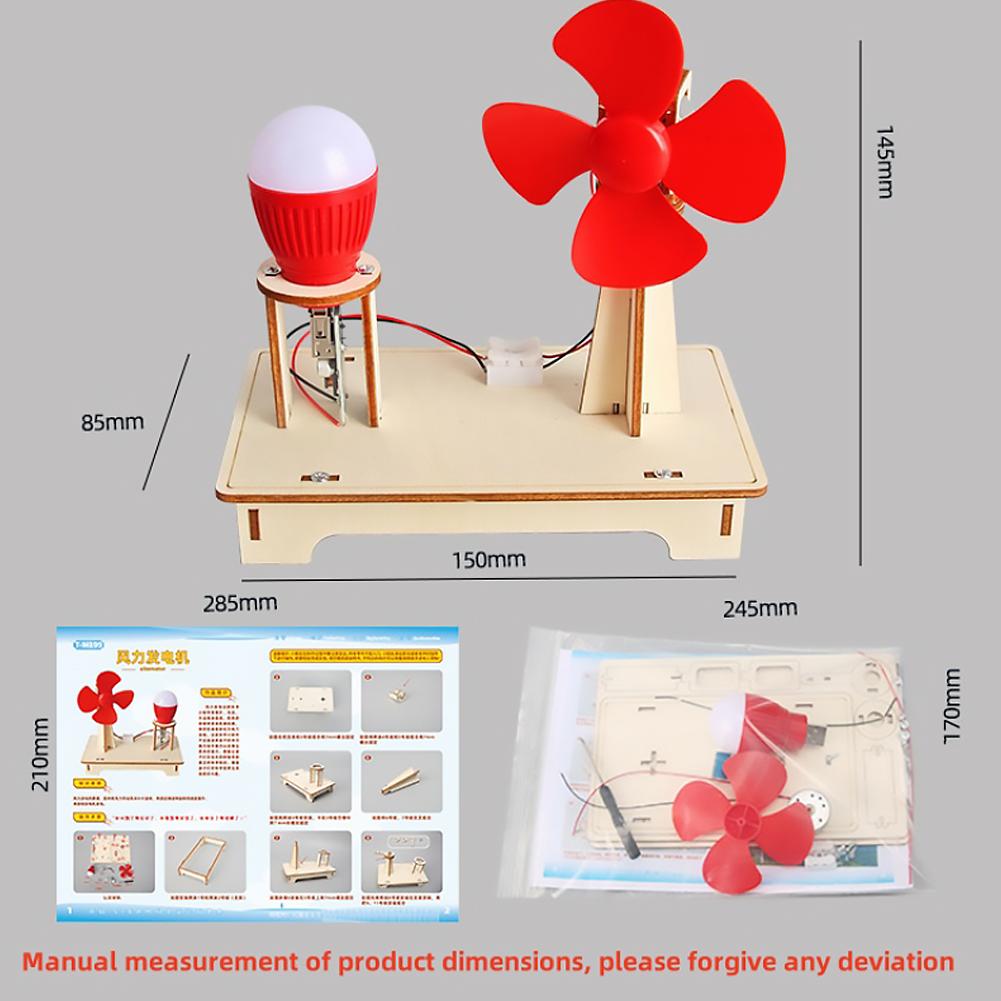 DIY Wind Power Generation Ligh - Science Kit ulasan dan harga