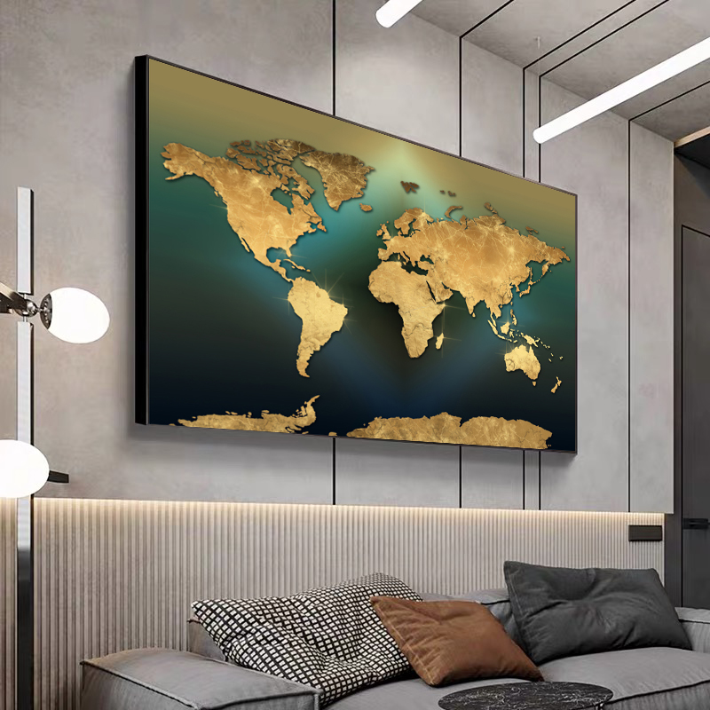 Modern Minimalist World Map Ar - Star Map Poster ulasan dan harga